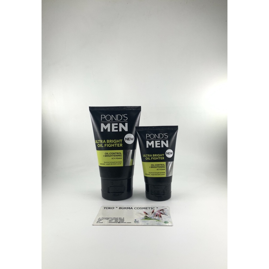 PONDS MEN ULTRA BRIGHT OIL FIGHTER FACIAL FOAM