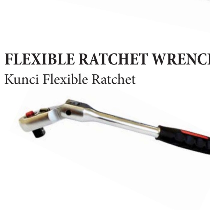 Gagang fleksible ratchet 3/8 maxpower