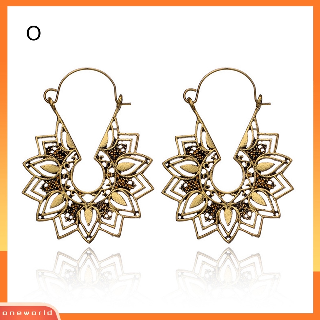 [WONE] Anting Gantung Bahan Alloy Tahan Aus Anting Menjuntai Desain Unik Untuk Pesta