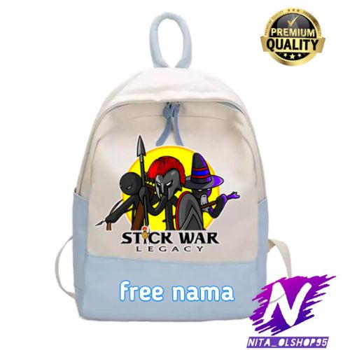 tas anak stickwar legacy game ransel sekolah