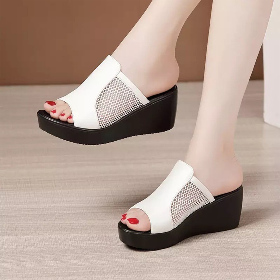 Wedges Batam Wedges Cewek Nyaman Fashionabel Wanita Casual SANDAL WEDGES 033 WB GC