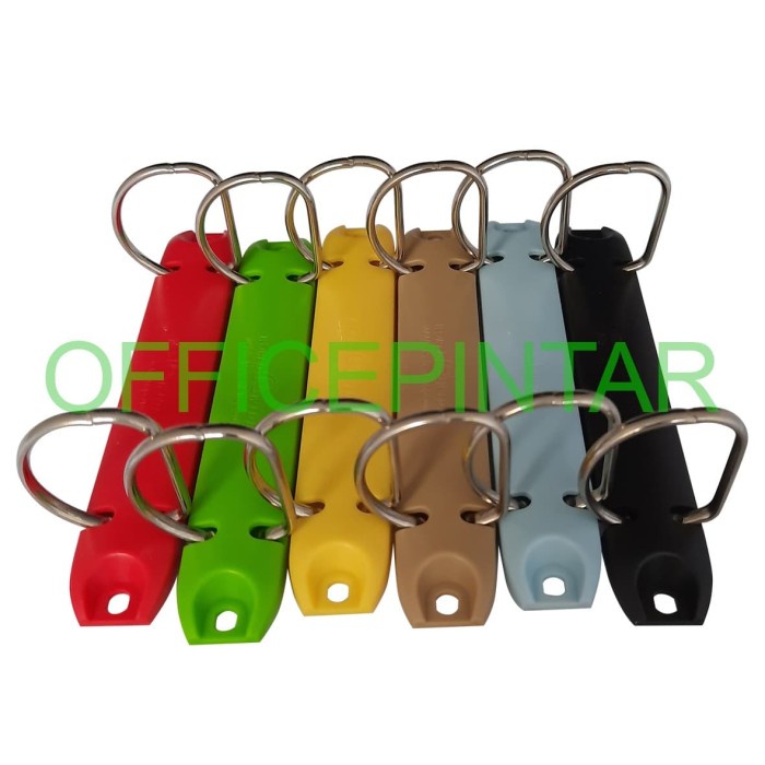 

[OFFICE] RING MEKANIK BINDER 2 LUBANG D TINGGI 2,5CM 2D-25 PLASTIK WORLDWIDE