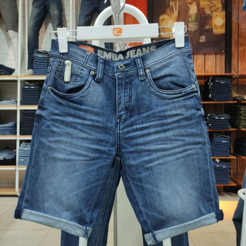 emba celana jeans pendek pria