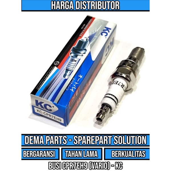 SPARK PLUG BUSI CPR7EA 9 VARIO PCX BLADE KARISMA SUPRA X NEX SPIN ADDRESS SHOOTER FIT 125 150 NEW FI