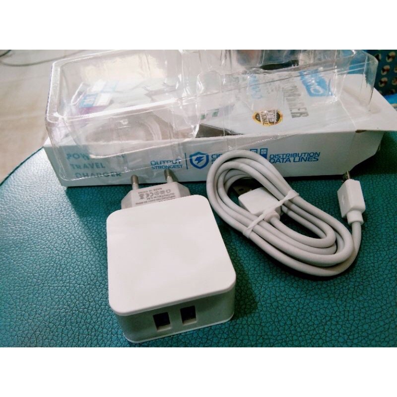 Charger P35 Travel Charger Branded 2Usb 3.5A For Micro Usb