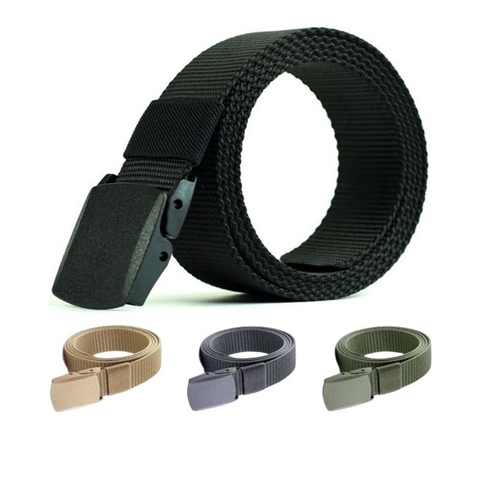 Ikat Pinggang Wanita IKAT PINGGANG GESPER PRIA WANITA CANVAS ANTI X - RAY BANDARA SABUK(M4C3) Ikat P