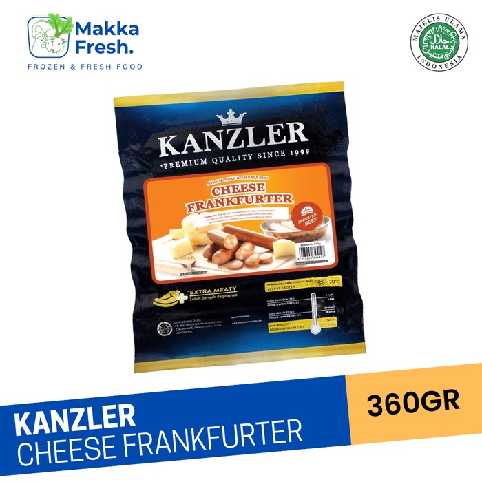 

kanzler cheese frankfurter 360 gr