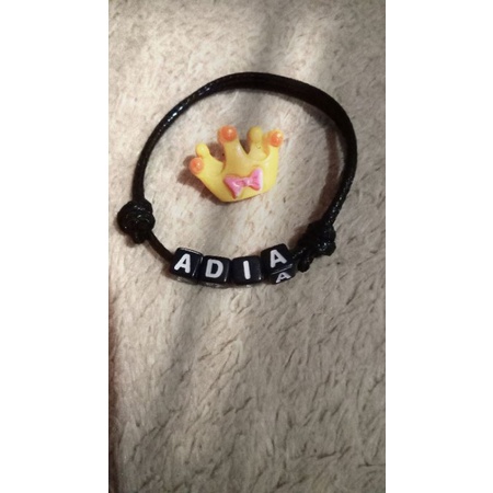 gelang tali nama dadu