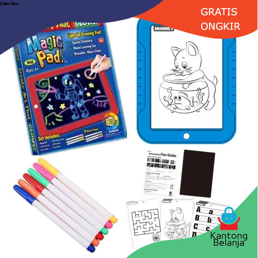 

MAMAMI Papan Tulis Gambar Anak Magic Drawing Board 3D
