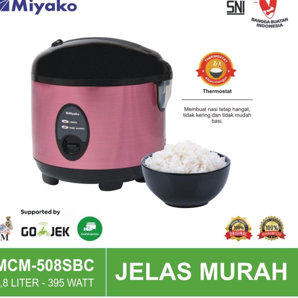 ((Z-7&2♥)) Magic Com Miyako MCM508SBC MCM-508SBC MCM 508 SBC 1.8 Liter - Unlimited Stok pasti dikiri