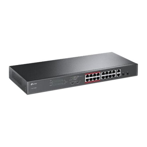 TP-LINK TL-SL1218MP 16 Port 10/100 POE + 2 Port Gigabit Unmanaged N