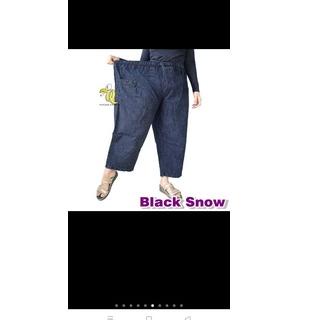 Murah MONICA BAGGY PANTS - Celana Baggy Pants Snow / Celana BOYFRIEND JEANS  Bahan Jeans Wash