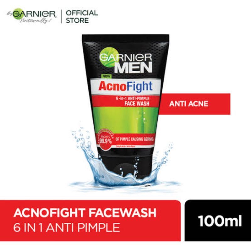 GARNIER Men Acno Fight Anti Acne Scrub In Foam 100 ml