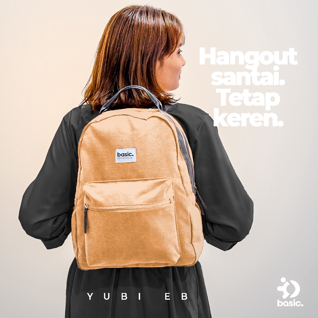 Gotosovie Backpack YUBI EB. Tas Ransel Backpack Simple Wanita