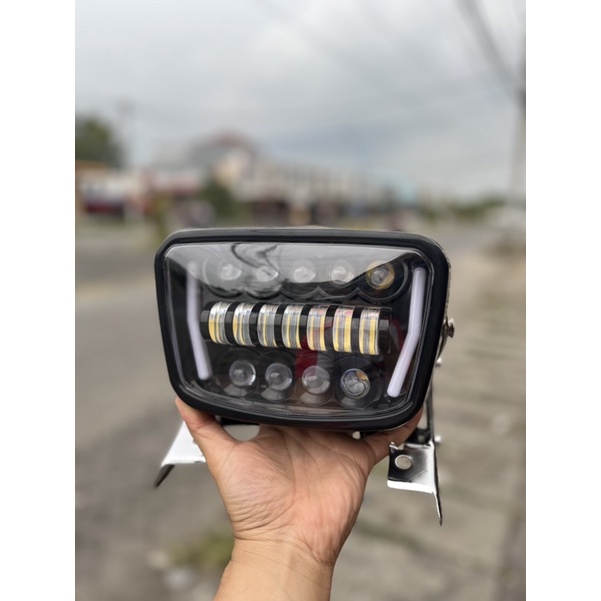 Lampu Daymaker Led pnp RX King RXS RXZ RX100 set Breket lampu