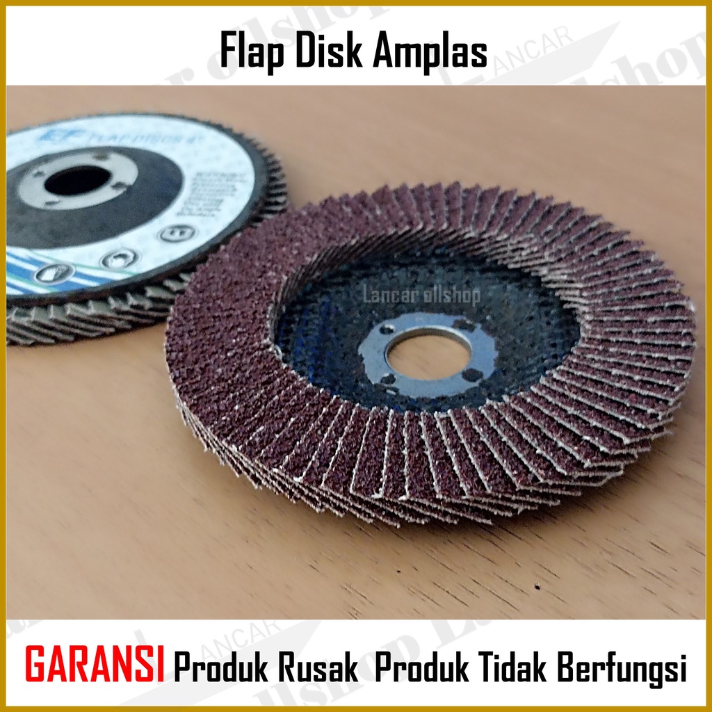 Amplas Susun 4&quot; / FLAP DISC 100x16mm Gerinda Amplas Susun 4inch / Flap Disk Amplas Mata Gerinda Sander Tumpuk 4&quot; Grit 40 60 80 100 120 240