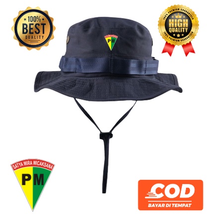 Topi rimba Polisi Militer logo premium terlaris grosirsweterbandung