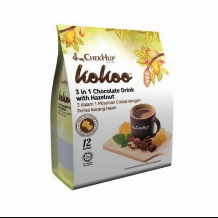 

Kokoo Hot Chocolate Drink 3 in 1 Hazelnut / Chek Hup / Check Hup - ED DES 2023