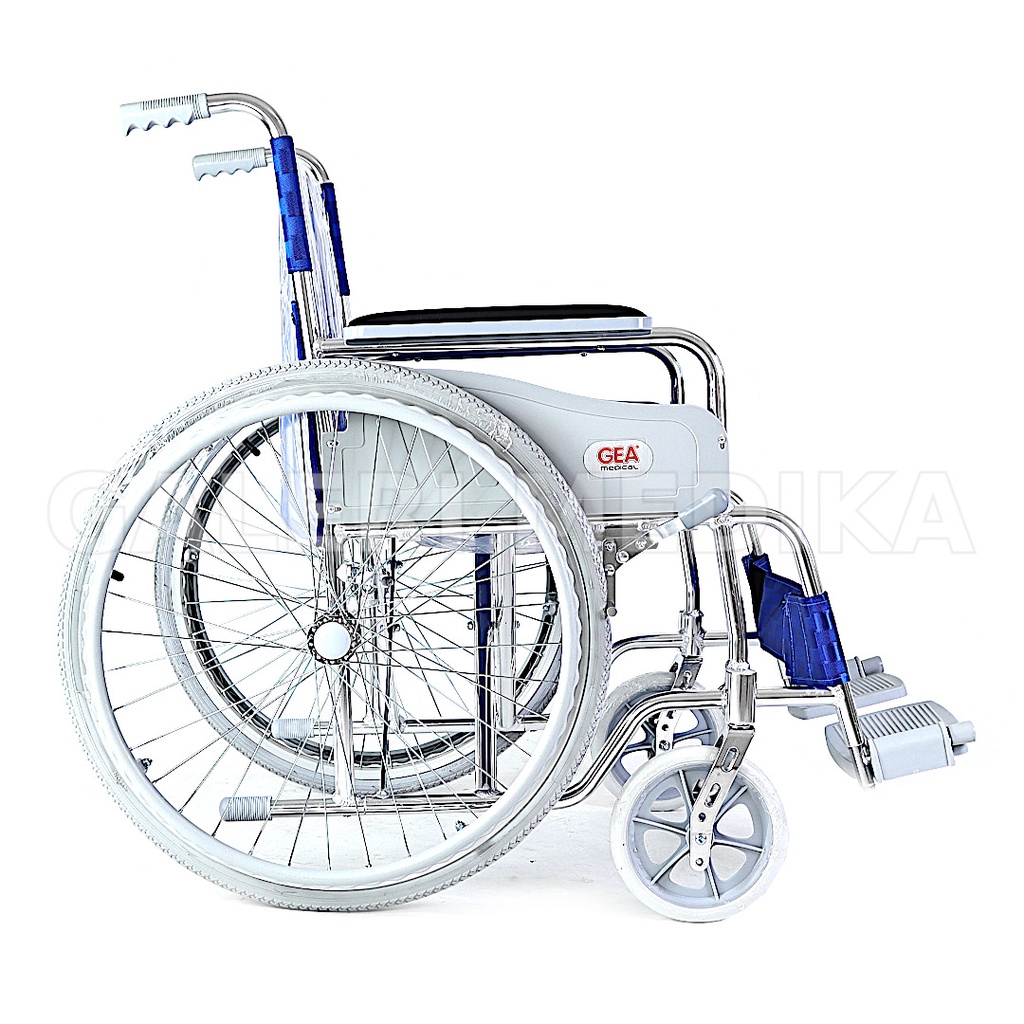 Kursi Roda Aluminium / Aluminium Wheelchair GEA FS864L / FS 864 L / FS-864L - Kursi Roda Rumah Sakit