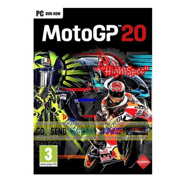 Motogp 2020 - Motogp 20 - Cd Game Pc Gaming Komputer Pc Gaming Laptop Gaming Permainan Joystick Pc G