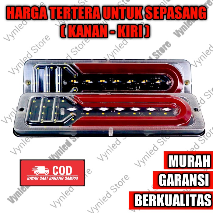 Lampu led stoplamp mobil carry 12 volt 30 cm