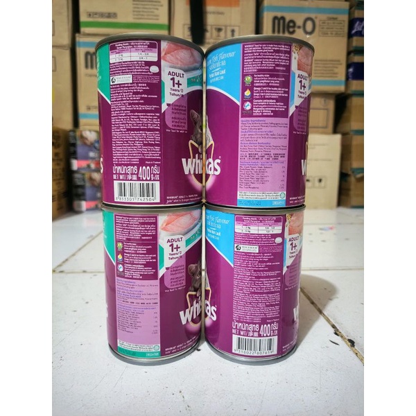 Makanan Kucing Whiskas Kaleng 400G All Variant