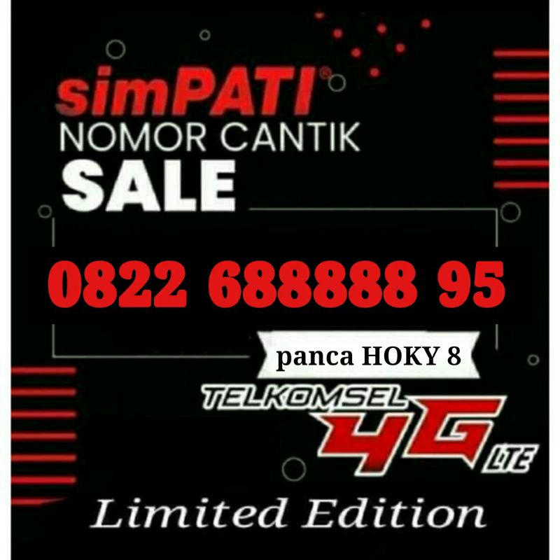 Nomor cantik simpati 88888 geser gambar