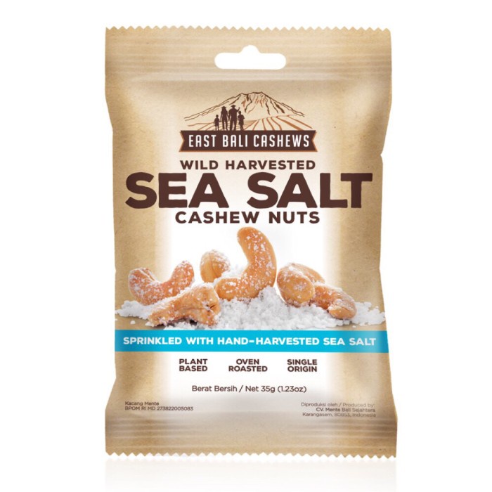 

NEW EAST BALI CASHEW - Sea Salt Cashew 35gr