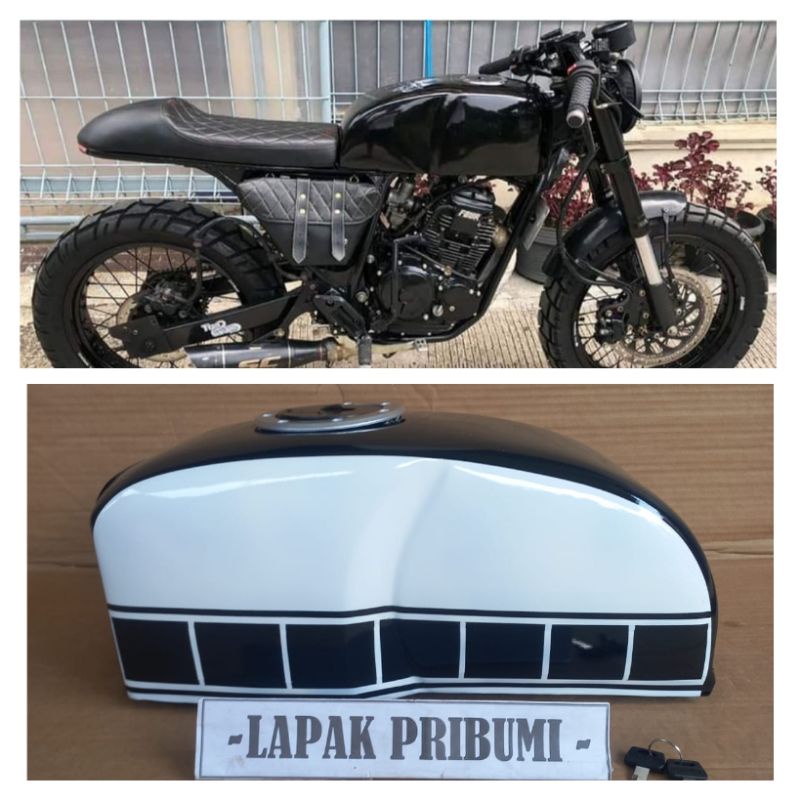 Tangki Caferacer custom japstyle caferacer tutup ninja