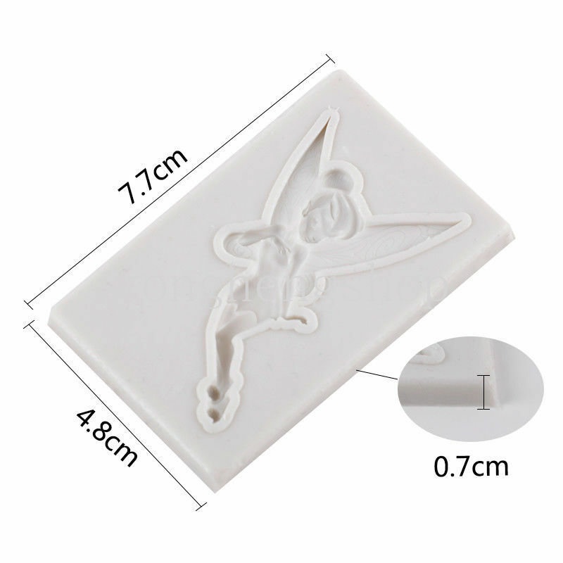 3d Childhood Flower Fairy Cetakan Silikon Gumpaste Coklat Clay Cetakan Kue Fondant DIY Pesta Alat Dekorasi Kue