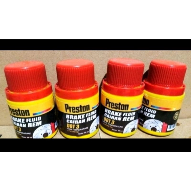 cairan minyak rem Preston brake Fluid 50 ml.. dot 3