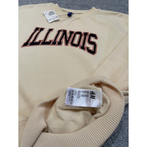 CREWNECK H&amp;M UCLA/WORLALY/ILLINOIS