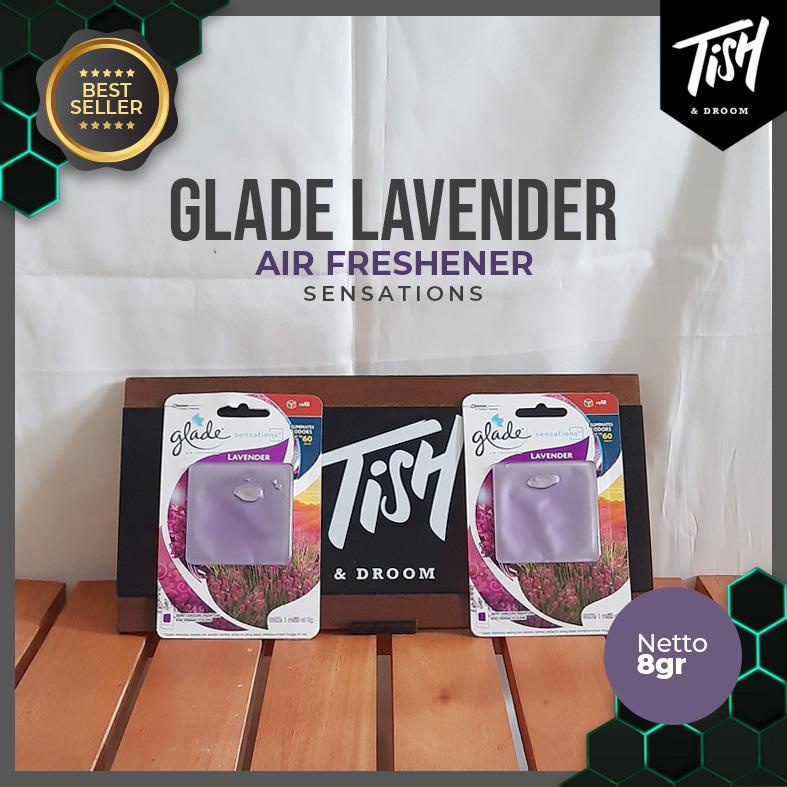 Pengharum Mobil Glade Lavender 8gr Pewangi Mobil Glade Sensation