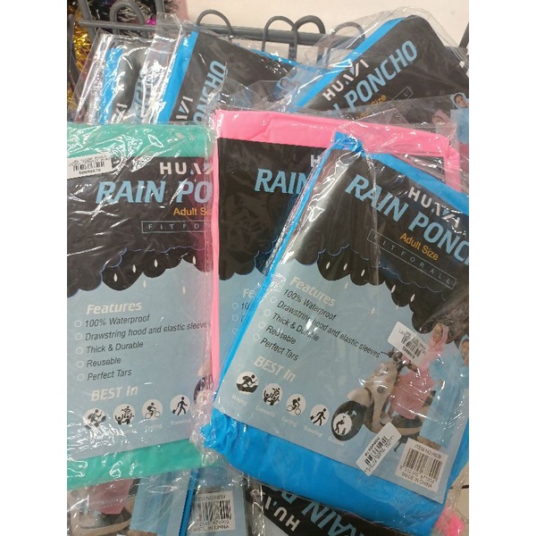 jas ujan Rain Poncho Lengan Parasit