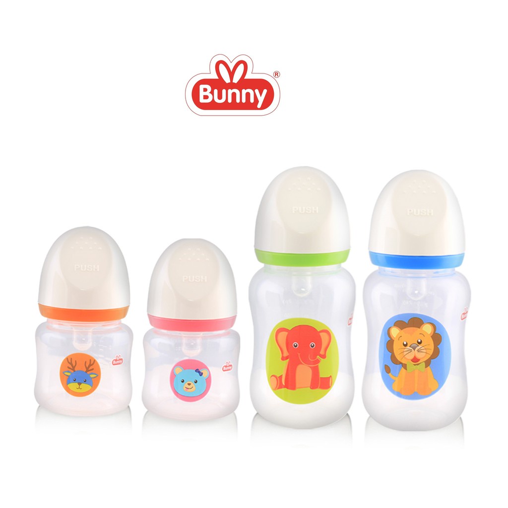 LUSTYBUNNY Botol Susu Wide Neck Easy Grip Bottle ADW 1506 120ml - ADW 3006 250ml Lusty Bunny