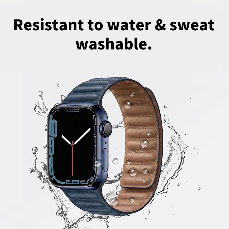 Tali❤️Leather Strap Link for Apple watch Series 7/6/5/4 and Apple watch series 3/2/1 38MM 41MM 42MM 44mm/45mm