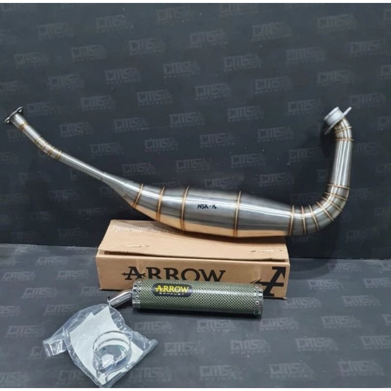 Knalpot RacingMerk Arrow
For NSR R
Full System
Original