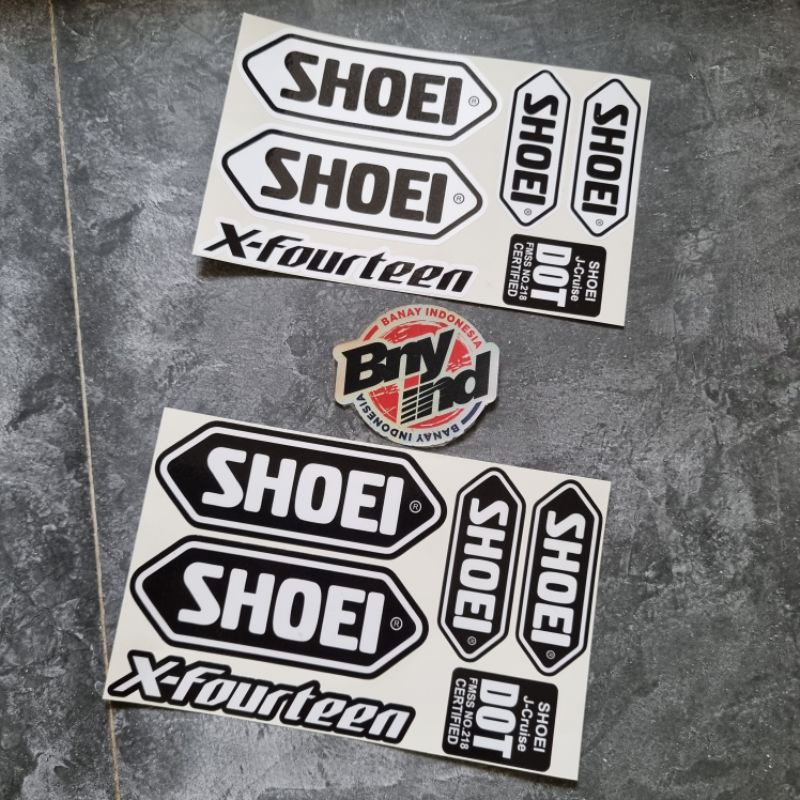 Sticker Helm Stiker SHOEI X FOURTEEN Set Princutt