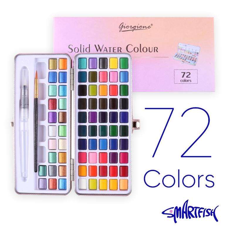 

SMARTFISH WATERCOLOR PAINTS 72 WARNA TERLARISS...,,,,,
