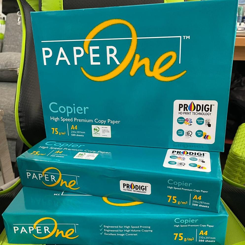 

KERTAS HVS A4 | 75 GRM | PAPERONE SUPER MURAH TERLARISS...,,,,,