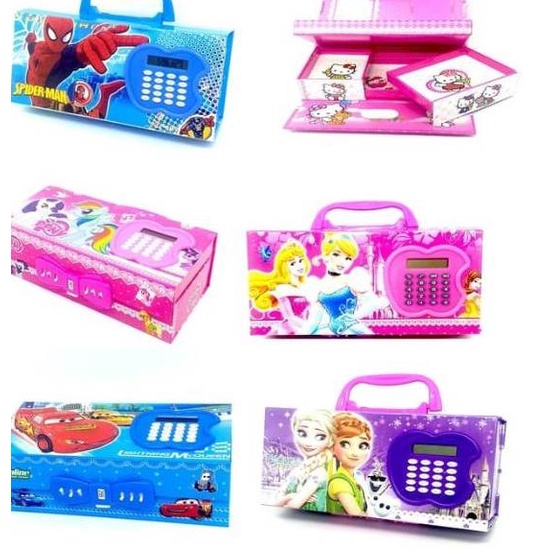 

[PRODUK R8ZQ8] Tempat Pensil Kode Kunci 3 Susun ada Kalkulator LOL Pony Hello kitty Tayo tsum2 DSA