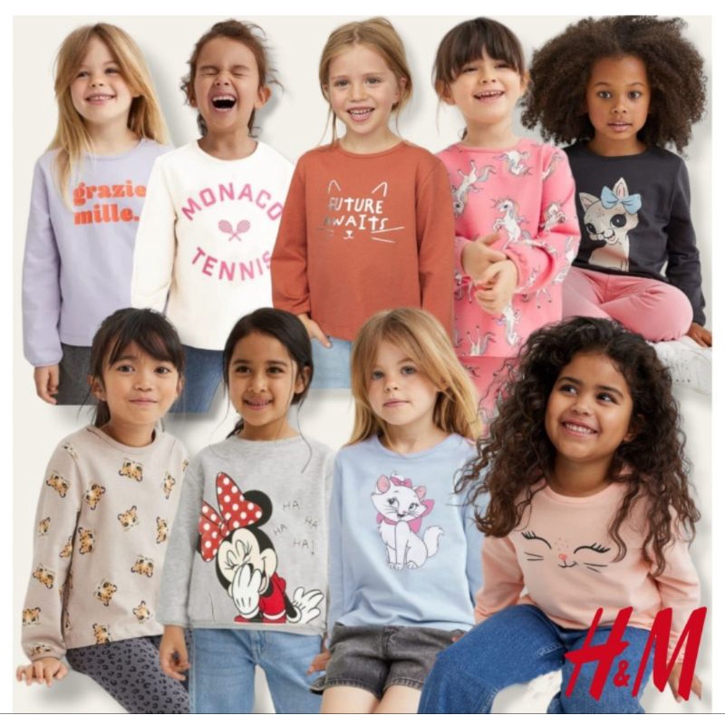 B253 SWEATSHIRT HNM ANAK CEWEK BRANDED CMT