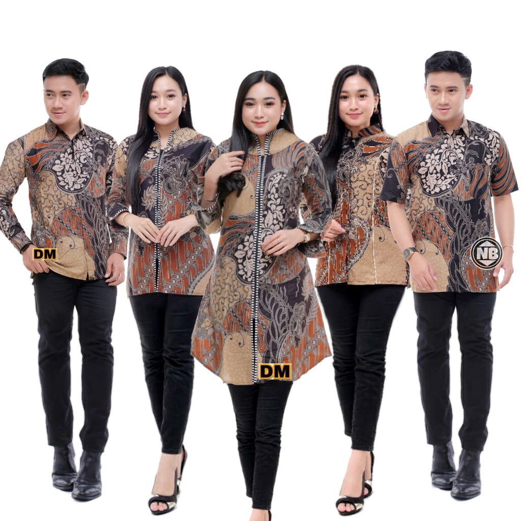 Maura Couple - Sania Ruffle Batik Couple Ori Ndoro Jowi DNT Garansi Termurah Shopee - SHOPASHOP SOLO