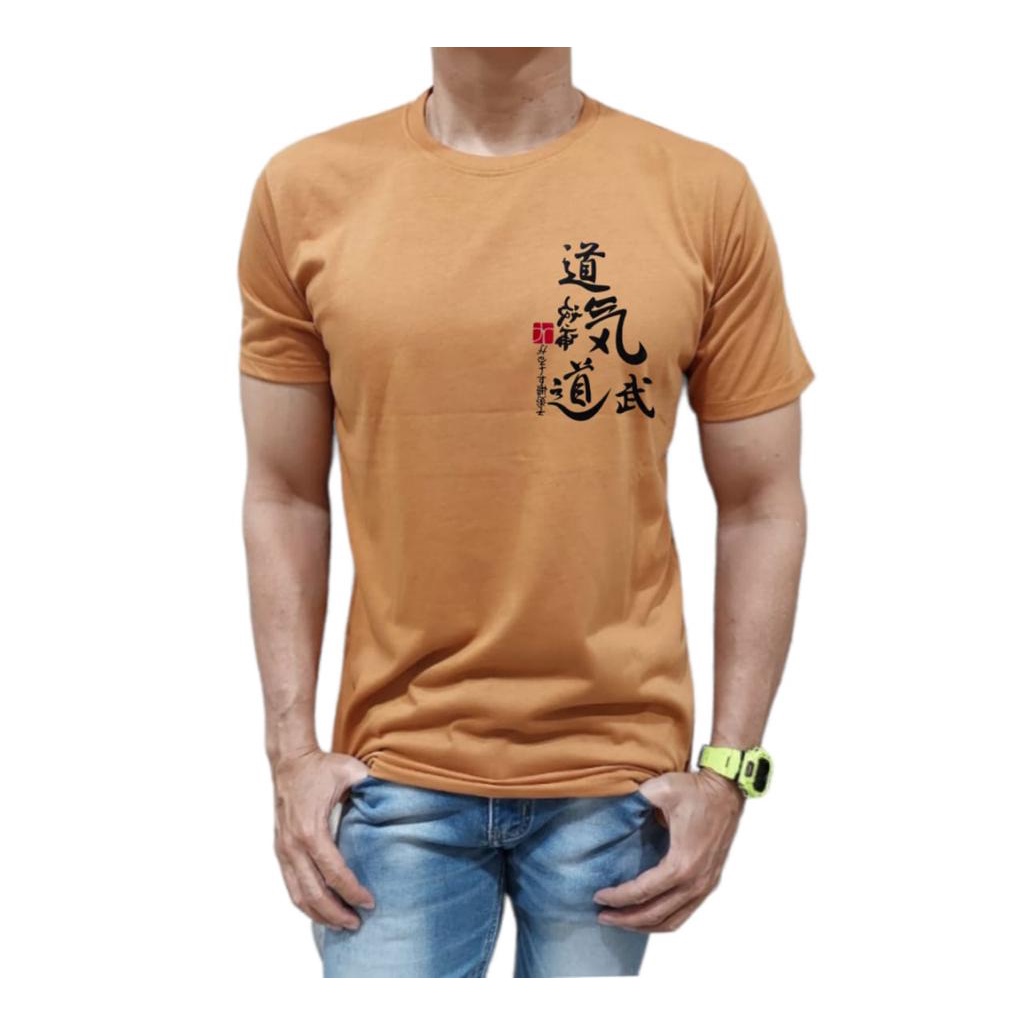 KAOS PRIA BAHAN KATUN MODEL TULISAN TAKESHI NYAMAN DIPAKAI TIDAK PANAS