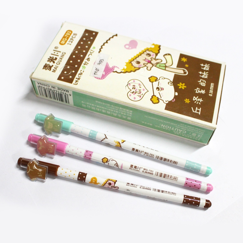 

Bolpen Gel Kepala Baju MG793(12pcs)