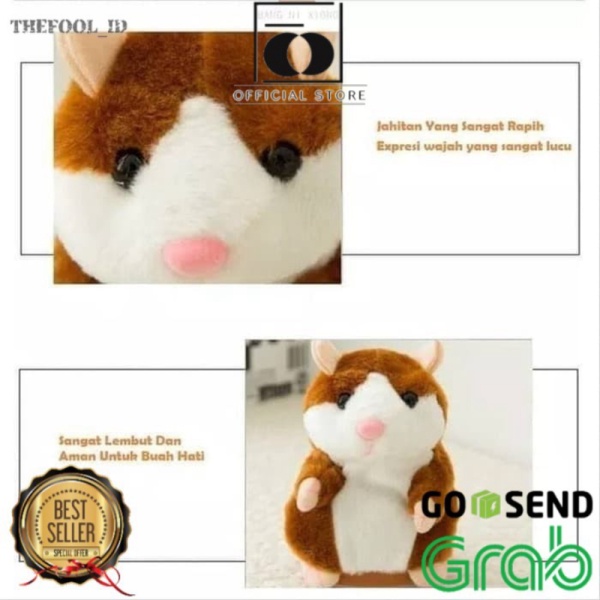 

Promo TF Hamspeak Boneka lucu belajar bicara Limited