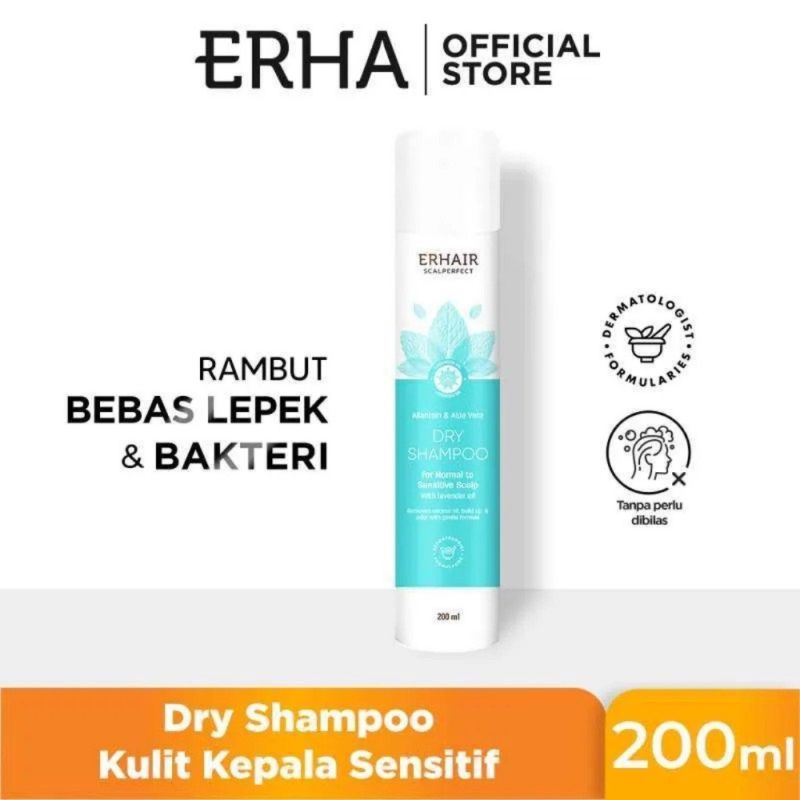 ERHA ERHAIR SCALPERFECT Dry Shampoo 200ml - For Oil / Sensitive