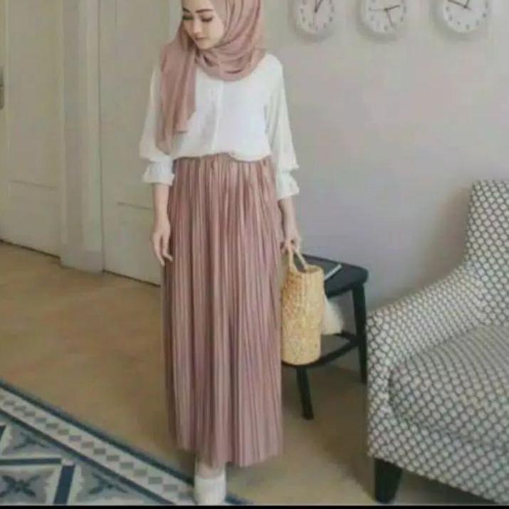 Terbaru ROK PLISKET LURUS ROK PLISKET WANITA ROK WANITA ROK MURAH ROK PLISKET