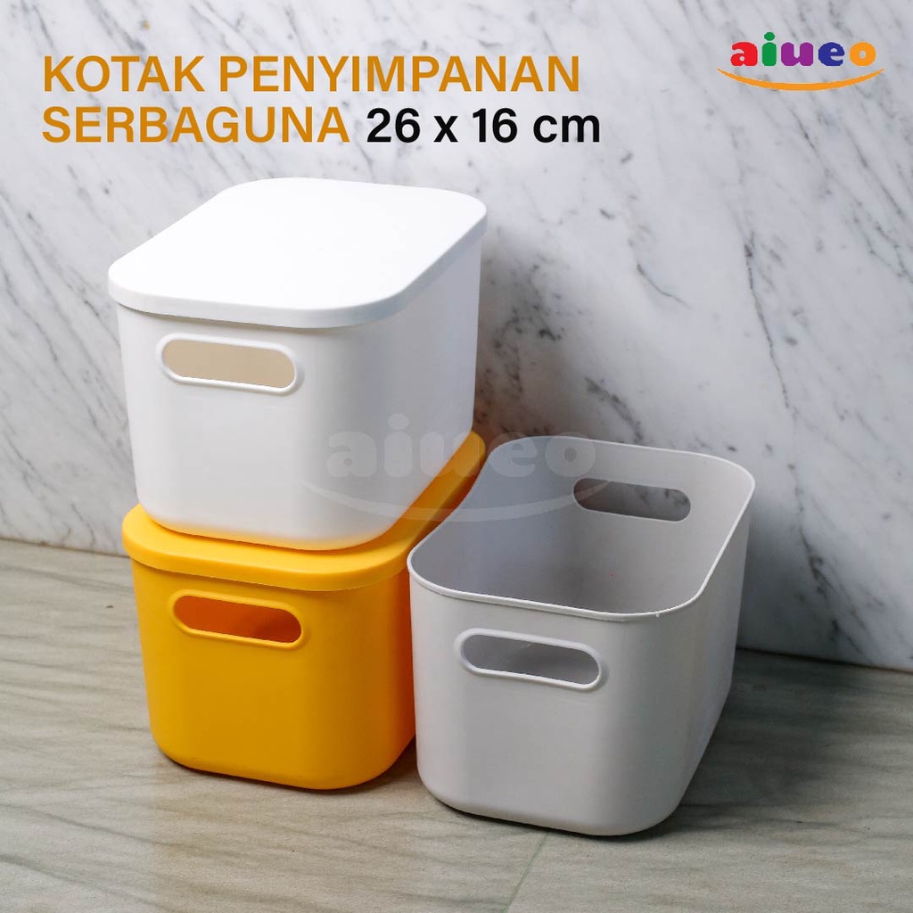AIUEO | Storage Organizer Box Serbaguna Basket / Container Keranjang Penyimpanan | Tempat bumbu serbaguna