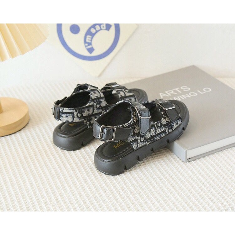 (LOLI-JKT) D983 SANDAL ANAK UNISEX DIRO PLATFORM HOOK-LOOP SIZE 26-35
